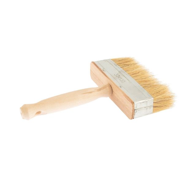 Макловица MASTERTOOL 130х30 мм натуральная щетина с деревянной ручкой, фото , изображение 2 | SNABZHENIE.com.ua