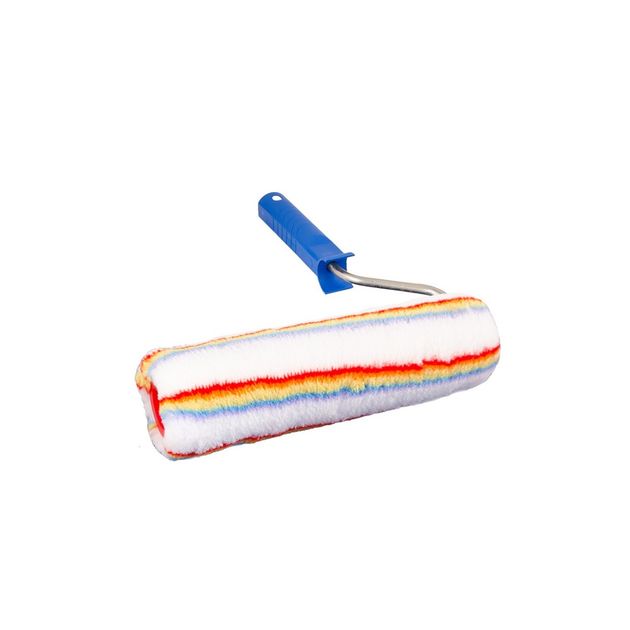 Валик малярный MASTERTOOL Tetracolor фасадный 58/250/18 мм Ø 8 мм с ручкой 92-5806-P, фото  | SNABZHENIE.com.ua