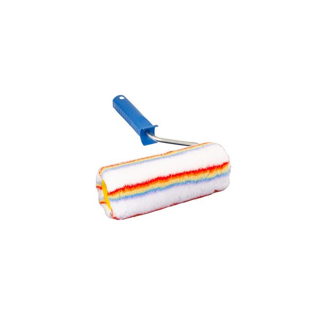 Валик малярный MASTERTOOL Tetracolor фасадный 58/180/18 мм Ø 8 мм с ручкой 92-5805-P, фото  | SNABZHENIE.com.ua