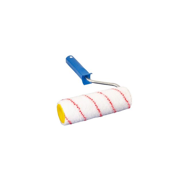 Валик малярный MASTERTOOL Nylon 48/180/9 мм Ø 8 мм с ручкой 92-5403-P, фото  | SNABZHENIE.com.ua