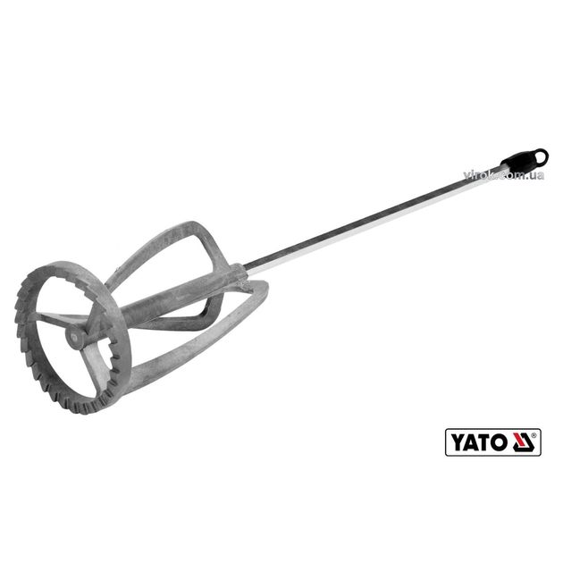 Миксер для краски и клея оцинкованный YATO: Ø100 x 500 мм, HEX, макс 10-20 кг [10], фото  | SNABZHENIE.com.ua