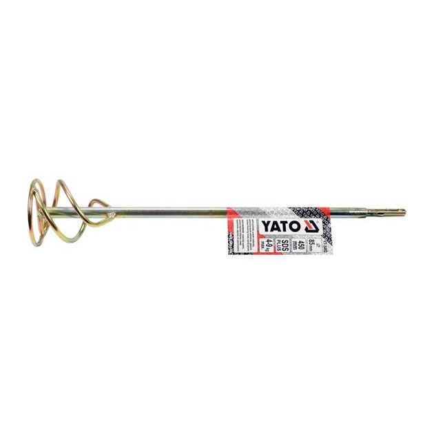 Миксер для строительных смесей оцинкованный YATO: Ø=85 x 450 мм, SDS+, max 4-9 кг [30], фото  | SNABZHENIE.com.ua