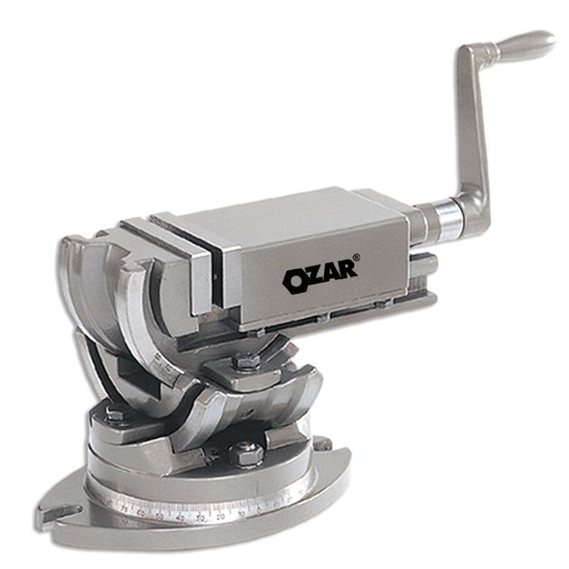 Лещата верстатные 3-х осевые Ozar TLT/ SP-150, 50-60 HRC, 0-360°, 150х150х45 мм, 30 мкм, 45кг, фото  | SNABZHENIE.com.ua