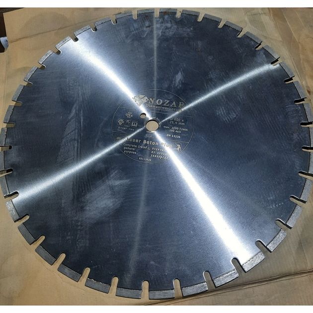 Алмазный отрезной диск для бетона 600x4,2x10x25,4, фото  | SNABZHENIE.com.ua