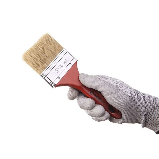Кисть флейцевая 76x17,5x50 мм INTERTOOL KT-1076, фото , изображение 3 | SNABZHENIE.com.ua Кисть флейцевая 76x17,5x50 мм INTERTOOL KT-1076, фото , изображение 3 | SNABZHENIE.com.ua