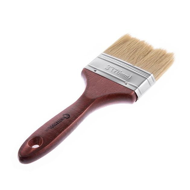 Кисть флейцевая 76x17,5x50 мм INTERTOOL KT-1076, фото , изображение 5 | SNABZHENIE.com.ua Кисть флейцевая 76x17,5x50 мм INTERTOOL KT-1076, фото , изображение 5 | SNABZHENIE.com.ua