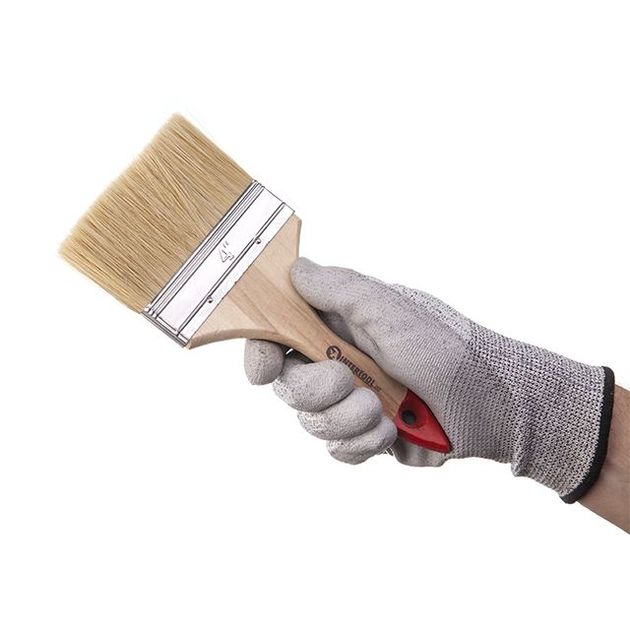 Кисть флейцевая 102x10,5x55 мм INTERTOOL KT-1302, фото , изображение 3 | SNABZHENIE.com.ua Кисть флейцевая 102x10,5x55 мм INTERTOOL KT-1302, фото , изображение 3 | SNABZHENIE.com.ua