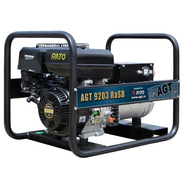 Генератор AGT9203RaSB, 400B/230B/50Гц, 8.5кВт/4.0кВт, R420, 6,5л., 1х230Вх16А, 1х400Вх16А, 81кг., фото  | SNABZHENIE.com.ua