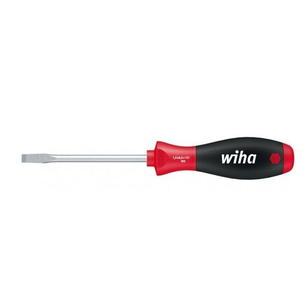 Викрутка Wiha SoftFinish SL 1.2x6.5x100, CrVMo, фото  | SNABZHENIE.com.ua