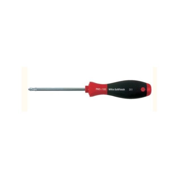 Викрутка Wiha SoftFinish PH1x80, CrVMo, фото  | SNABZHENIE.com.ua