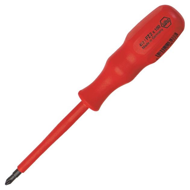 Викрутка диэлектрическая Wiha Protum SL 4.0х100 1K, CrVMo, фото  | SNABZHENIE.com.ua