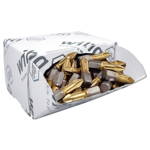 Бита Wiha TIN PZ1x25 (50 шт/уп) C 6.3,1.4,CrV, фото  | SNABZHENIE.com.ua