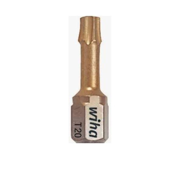 Бита профессиональная Wiha TIN Torsion, T20x25, C6.3, 32г, CrV, фото  | SNABZHENIE.com.ua