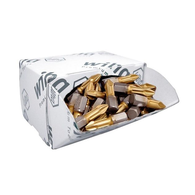 Набор бит Wiha TIN T10x25 мм, 50 шт., C 6.3, 1.4, CrV, фото  | SNABZHENIE.com.ua