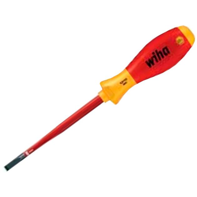 Викрутка Wiha Soft Finish Slim Fix VDE SL 4.0х100, CrVMo, фото  | SNABZHENIE.com.ua
