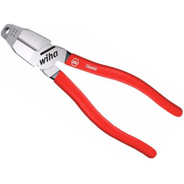 Установочные пассатижи Wiha Classic TriCut изогнутые 170 мм, 1,6 мм, 230 г, C70, 64 HRC, фото  | SNABZHENIE.com.ua