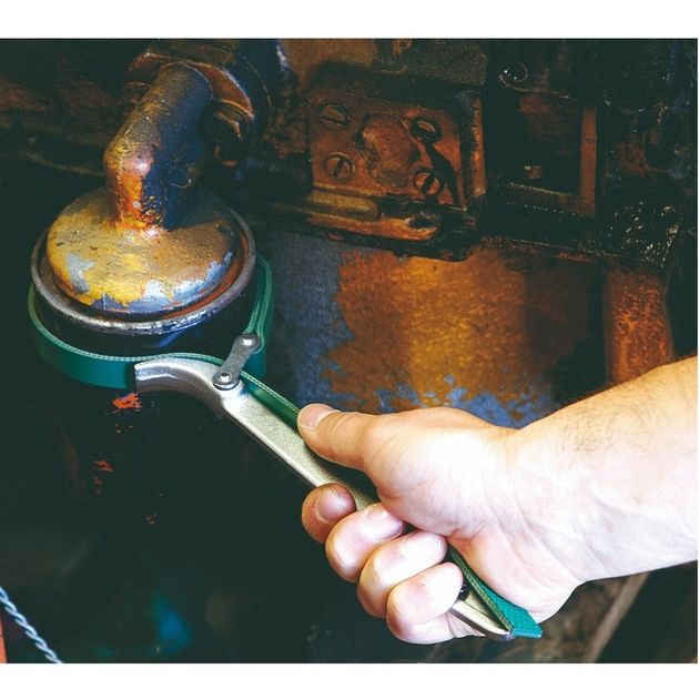 UNIOR Ключ ремённый для снятия масляного фильтра, фото , изображение 3 | SNABZHENIE.com.ua