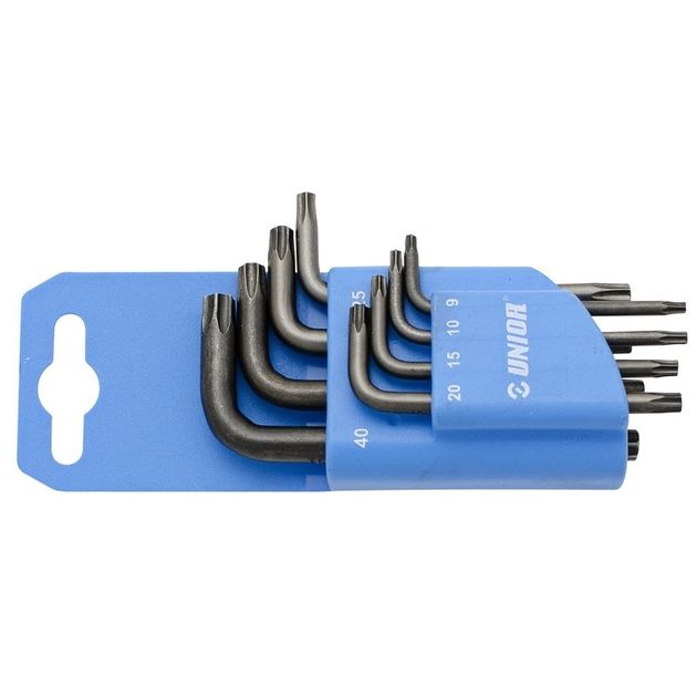 Набор ключей TORX в пластиковом подвесе UNIOR 9 - 40 (220/7TXNPH), фото  | SNABZHENIE.com.ua