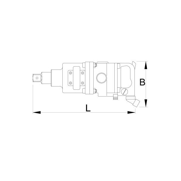 UNIOR Пневматичний гайковерт реверсивний ударного дії 1.1/2, фото , зображення 2 | SNABZHENIE.com.ua UNIOR Пневматичний гайковерт реверсивний ударного дії 1.1/2, фото , зображення 2 | SNABZHENIE.com.ua