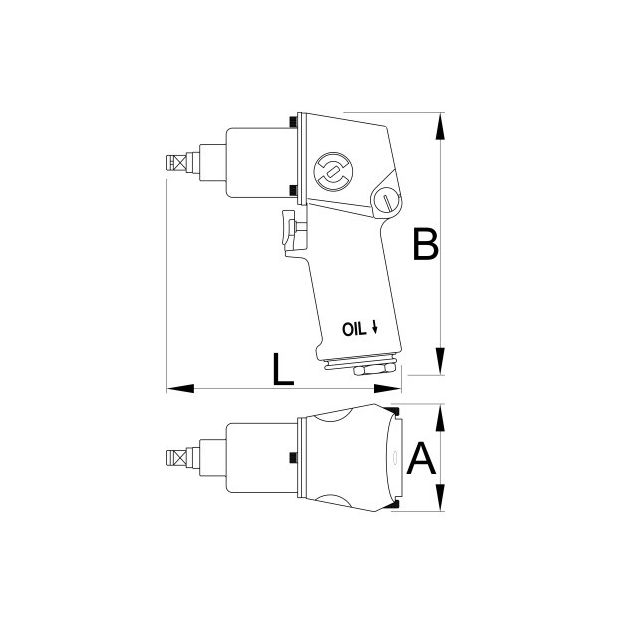 Гайковерт пневматический реверсивный ударного действия 3/4, фото , изображение 2 | SNABZHENIE.com.ua Гайковерт пневматический реверсивный ударного действия 3/4, фото , изображение 2 | SNABZHENIE.com.ua
