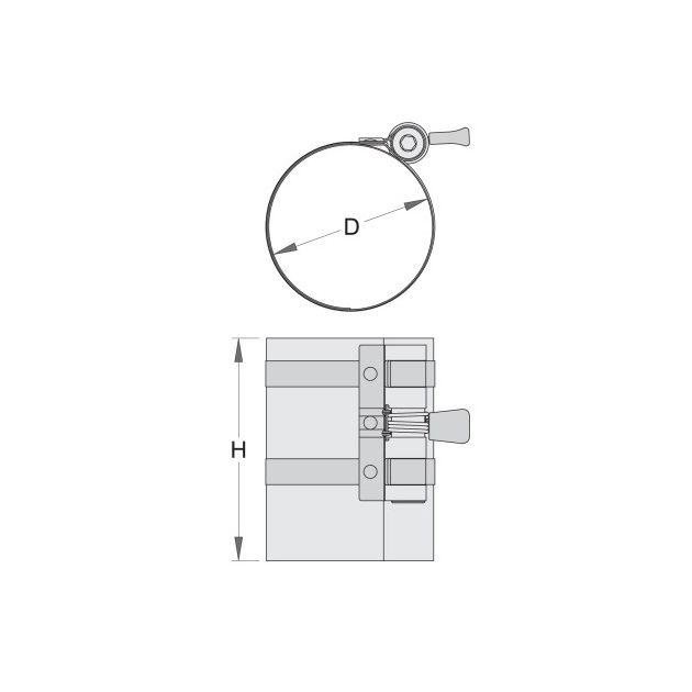 UNIOR Приспособление для обжима поршневых колец, фото , изображение 2 | SNABZHENIE.com.ua