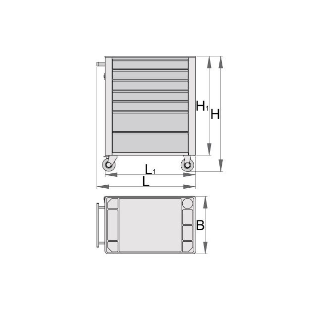 UNIOR Инструментальная тележка EUROSTYLE, фото , изображение 2 | SNABZHENIE.com.ua UNIOR Инструментальная тележка EUROSTYLE, фото , изображение 2 | SNABZHENIE.com.ua