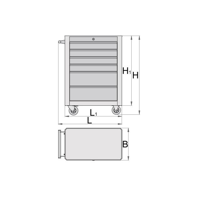 UNIOR Инструментальная тележка ECONOMIC, фото , изображение 2 | SNABZHENIE.com.ua UNIOR Инструментальная тележка ECONOMIC, фото , изображение 2 | SNABZHENIE.com.ua