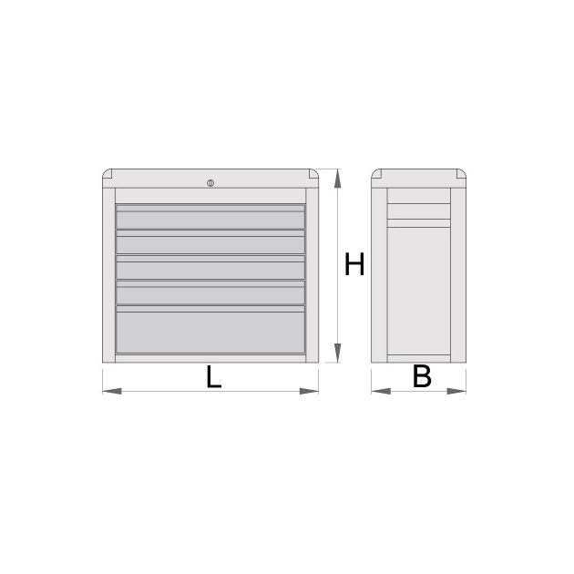 Ящик инструментальный UNIOR - 5 отделений, фото , изображение 2 | SNABZHENIE.com.ua