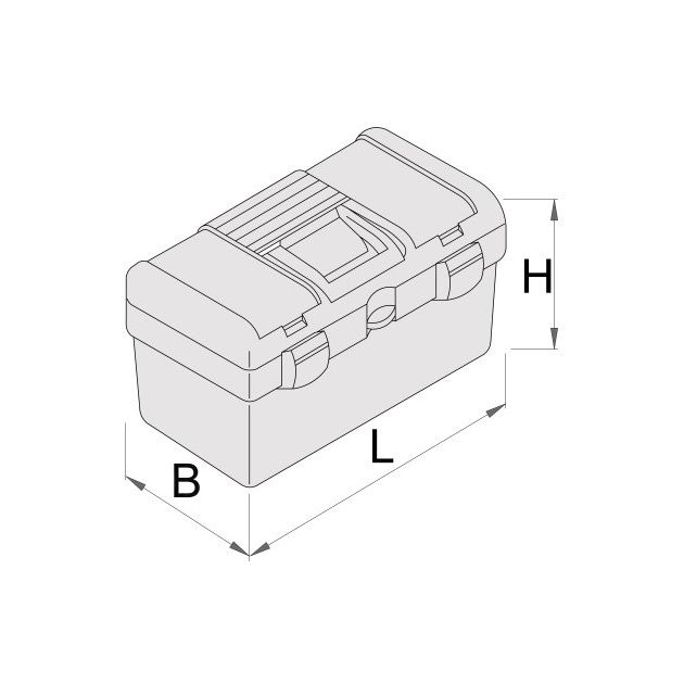 UNIOR Пластиковый ящик для инструментов, фото , изображение 2 | SNABZHENIE.com.ua