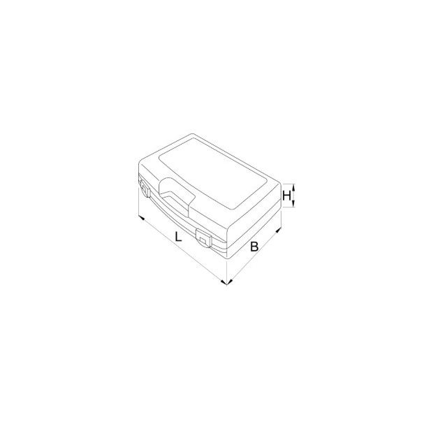 UNIOR Пластиковый кейс для торцевых головок, фото , изображение 2 | SNABZHENIE.com.ua