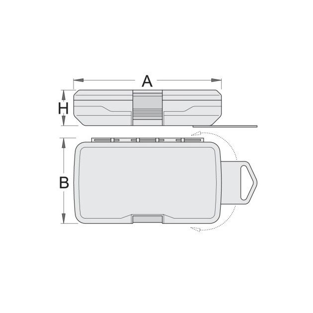 UNIOR Пластиковый кейс для бит, малый, фото , изображение 2 | SNABZHENIE.com.ua
