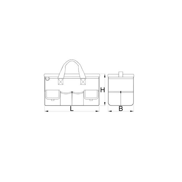 UNIOR Инструментальная сумка, фото , изображение 2 | SNABZHENIE.com.ua