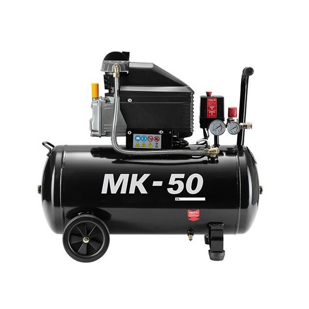 Компрессор МК 50, 1.5 кВт, 220 В, 8 атм, 205 л/мин INTERTOOL PT-0021, фото  | SNABZHENIE.com.ua
