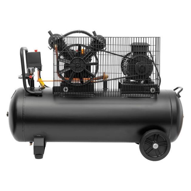 Компрессор STORM, 100 л, 3 кВт, 380 В, 10 атм, 500 л/мин, 2 цилиндра INTERTOOL PT-0013, фото , изображение 4 | SNABZHENIE.com.ua Компрессор STORM, 100 л, 3 кВт, 380 В, 10 атм, 500 л/мин, 2 цилиндра INTERTOOL PT-0013, фото , изображение 4 | SNABZHENIE.com.ua