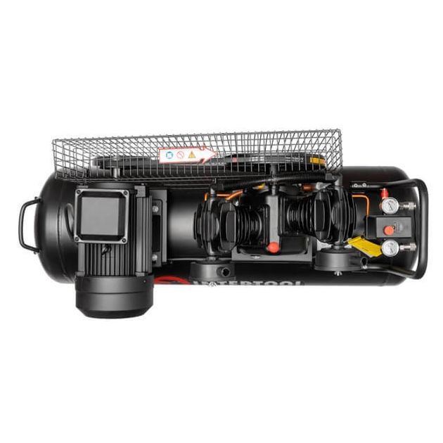 Компрессор STORM, 100 л, 3 кВт, 380 В, 10 атм, 500 л/мин, 2 цилиндра INTERTOOL PT-0013, фото , изображение 8 | SNABZHENIE.com.ua Компрессор STORM, 100 л, 3 кВт, 380 В, 10 атм, 500 л/мин, 2 цилиндра INTERTOOL PT-0013, фото , изображение 8 | SNABZHENIE.com.ua