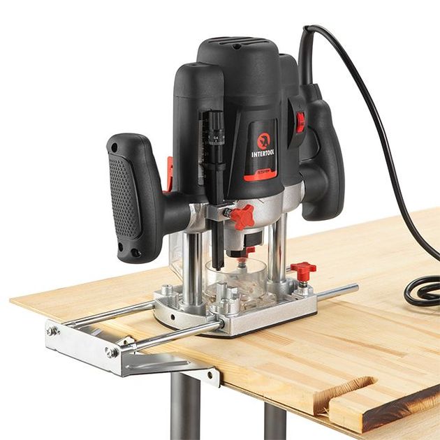 Фрезер INTERTOOL WT-0920, 1200 Вт, 16000-30000 об/мин, цанга 6, 8 мм, кейс, фото , изображение 9 | SNABZHENIE.com.ua