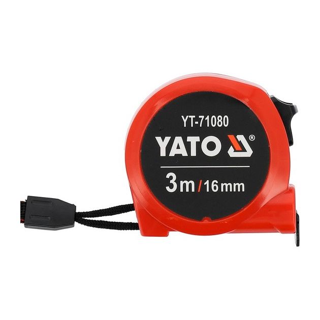 Рулетка измерительная YATO: L= 3 м x16 мм, фото  | SNABZHENIE.com.ua
