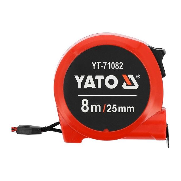 Рулетка измерительная YATO: L= 8 м x25 мм, фото  | SNABZHENIE.com.ua
