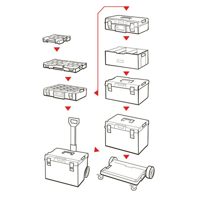 Ящик для инструментов QBRICK SYSTEM ONE 350 VARIO 2.0, фото , изображение 3 | SNABZHENIE.com.ua Ящик для инструментов QBRICK SYSTEM ONE 350 VARIO 2.0, фото , изображение 3 | SNABZHENIE.com.ua