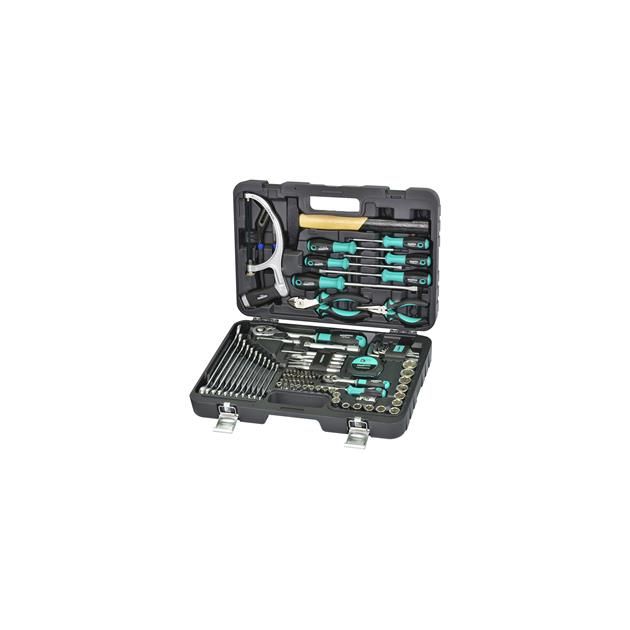 Набор инструментов Whirlpower 87 шт., 1/2"-1/4", ключи 8-22 мм, фото  | SNABZHENIE.com.ua