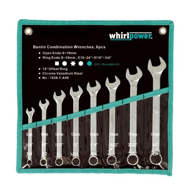 Набор комбинированных ключей Whirlpower 10-32мм, 14 шт., фото  | SNABZHENIE.com.ua