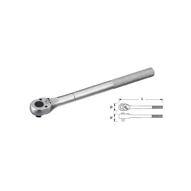 Трещотка Whirlpower 3/4" 510мм 24 зуба, фото  | SNABZHENIE.com.ua