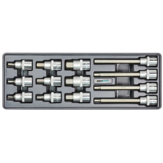 Whirlpower Набір головок Hex 5-19мм 1/2", 13 од. в ложементі, фото  | SNABZHENIE.com.ua