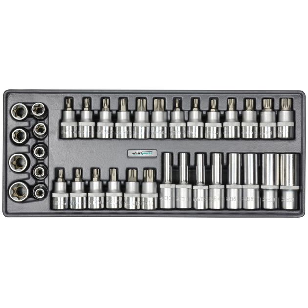 Набор головок Whirlpower Torx, Spline 1/2", 36 ед. в ложементе, фото  | SNABZHENIE.com.ua