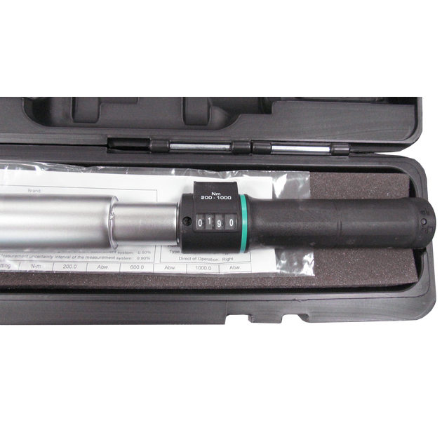 Ключ динамометрический Whirlpower 1 200-1000 Нм с аналоговым индикатором, фото , изображение 2 | SNABZHENIE.com.ua