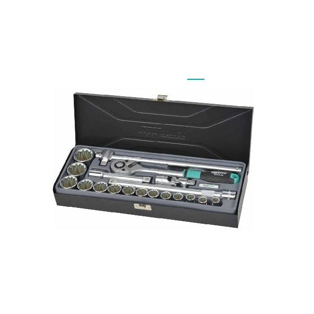 Whirlpower Набір головок універсальних 1/2" 10-32мм, 19 од., фото  | SNABZHENIE.com.ua