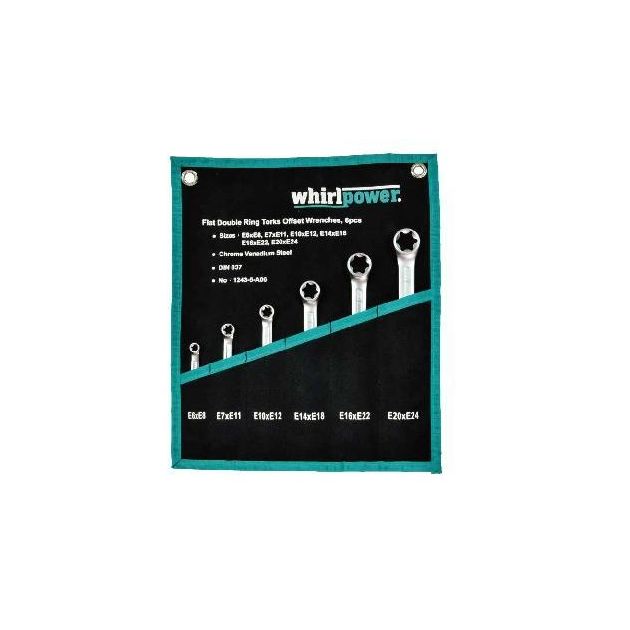 Набор ключей торкс Whirlpower E6-E24, 6 шт., чехол, фото  | SNABZHENIE.com.ua