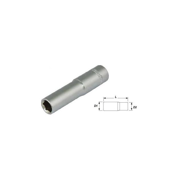 Головка Whirlpower 11мм 1/4" 6гр удлиненная, фото  | SNABZHENIE.com.ua