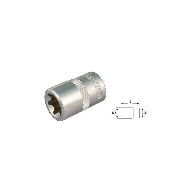 Головка Whirlpower Е-4 1/4" (внутренняя звёздочка), фото  | SNABZHENIE.com.ua