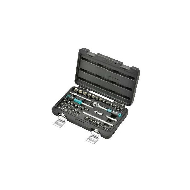 Набор головок Whirlpower 1/4" 45 шт. 4-14 мм в пластиковом кейсе, фото  | SNABZHENIE.com.ua